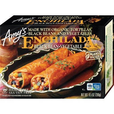 Amy's Gluten Free and Vegan Frozen Black Bean & Vegetable Enchilada - 9.5oz