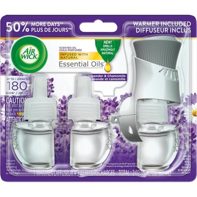 Air Wick Scented Oil Starter Kit - Lavender & Chamomile - 2.01 fl oz