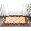 Patrician Trellis French European Formal Traditional / Contemporary Floral Thick Soft Plush Area Rug - 2 of 4