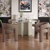 SEVOBAL Accent Chairs  Modern Upholstered Dining Chairs for Kitchen Living Room Bedroom, Green- Set of 2, Grey, 21.65"*23.62"*19.3" - 4 of 4
