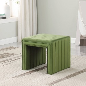 Modern Channel Ottoman - HomePop - 1 of 4