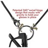 LaLoop Premium eyeglass necklace Sport Loop in Brown|The Rae in Brown|MADE BY HAND IN THE USA - 3 of 3