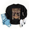 Simply Sage Market Women's Graphic Sweatshirt Nashville Tennessee Flowers - 2 of 2