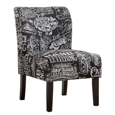 NicBex Polyester Accent Chair,Upholstered Living Room Chairs with Mid-Height Backrest,Modern Armless Chair,Accent Chairs for Living Room