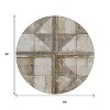 Beige And Gray Geometric Washable Indoor Outdoor Area Rug - 3 of 4