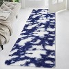 Machine Washable Area Rug - Modern Abstract Shaggy Carpet Soft Stain-Resistant Easy-Clean Accent Rug for Bedroom Kids Room Living Room Dining Office - 3 of 4