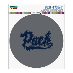 University of Nevada, Reno Secondary Logo Automotive Car Window Locker Circle Bumper Sticker - 1 of 4