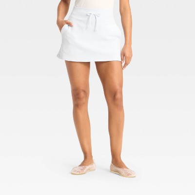 Women's Mid-Rise Interlock Skort - Wild Fable™