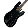 Sawtooth EP Series Electric Bass Guitar with Gig Bag & Accessories, Satin Black w/ Black Pickguard - 3 of 4