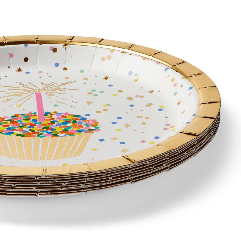 Rifle Paper Co. 10ct Birthday Cake Snack Plates, 3 of 4