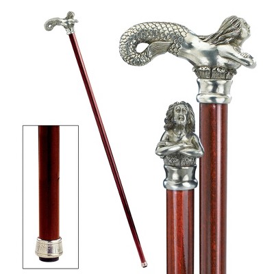 Design Toscano The Padrone Collection: Mermaid Walking Stick