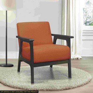 CAVINAS Polyester Accent Chair with High Back and Rubberwood Legs,Modern Upholstered Living Room Chairs,Reading Chairs for Living Room - 1 of 4