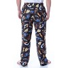 Nickelodeon Men's Avatar The Last Airbender Cartoon Character Pajama Pants Black - 4 of 4