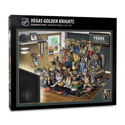 NHL Vegas Golden Knights Purebred Fans 'A Real Nailbiter' Puzzle - 500pc