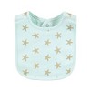 Hudson Baby Infant Girls Cotton Bibs, Turtley Adorable, One Size - 4 of 4