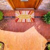 Stupell Industries Bright Welcome Sunburst Printed Outdoor Door Mat, design by Emily Cromwell, 18"x30" - 4 of 4