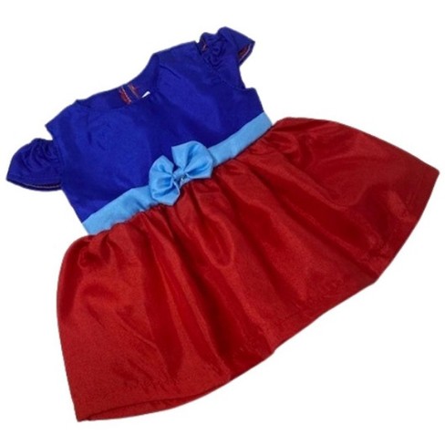 Doll Clothes Superstore Red Blue Dress Fits Some Baby Alive And Little Baby Dolls Target