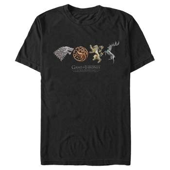 Men's Game of Thrones Iron Anniversary Metal Crests T-Shirt
