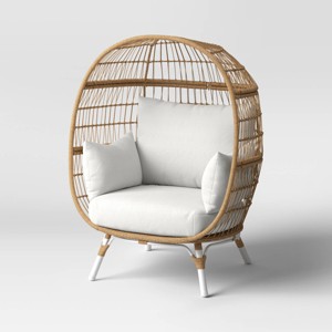 4pc Southport Egg Chair Replacement Outdoor Cushion Set - Threshold™ - 1 of 4