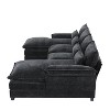CAVINAS U Shaped Sectional Couch with Lumbar Pillow, 6-Seater Sectional Couches for Living Room, Cloud Couch for Living Room - 4 of 4