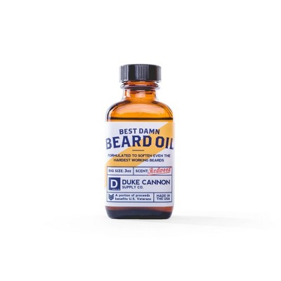 Duke Cannon Best Damn Redwood Beard Oil - 3oz