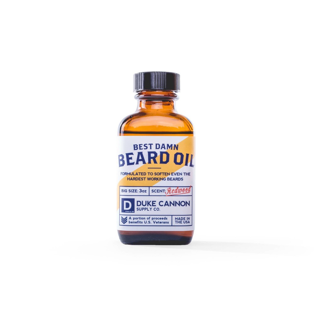 Duke Cannon Supply Co. Best Damn Redwood Beard Oil - 3oz