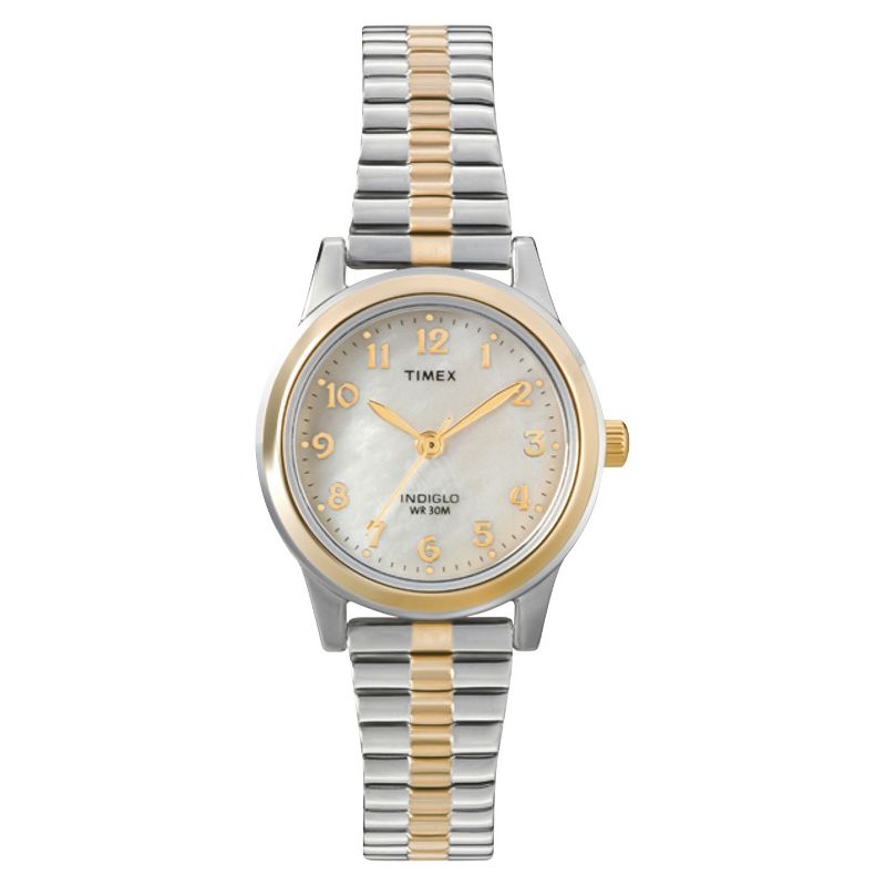 Women&#39;s Timex Expansion Band Watch - Gold T2M828JT, 1 of 8