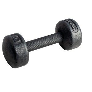 York Barbell Legacy Dumbbell Solid Round Classic Strength Training Equipment - 1 of 1