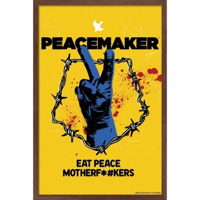 Trends International DC Studios Peacemaker: Season 2 (2025) - Eat Peace Motherf*#kers Framed Wall Poster Prints