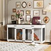 Famapy Dog Crate 72.4" Furniture Style Design Dog Crate with Drawers and Dividers Functional & Tailored for Your Furry Friends - 3 of 4