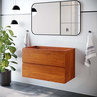 Modway Scenic 36" Wall-Mount Bathroom Vanity Cabinet (Sink Basin Not Included)