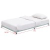 Kings Brand Furniture - Twin Size Metal Roll Out Platform Trundle Bed Frame for Daybed with Steel Slats - 2 of 4