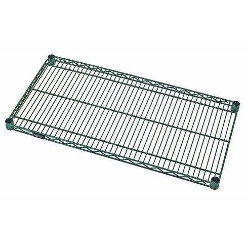 Quantum Storage Systems Wire Shelf, 48"W X 12"D, 600 - 800 Lb. Capacity, Green Epoxy Antimicrobial Finish, Nsf - image 1 of 1