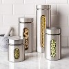 4-PC Stainless Steel Canister Set with Glass Window & Airtight Lids - 2 of 4