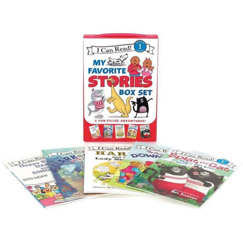 I Can Read My Favorite Stories Box Set - (I Can Read Level 1) by  Various & Berenstain & Ree Drummond & Bruce Hale & Syd Hoff & Rob Scotton, 1 of 2