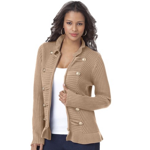 Roaman's Women's Plus Size Fine Gauge Duster Cardigan Sweater 