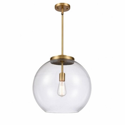 Athens - 1 Light Pendant In Industrial Style-16.38 Inches Tall and 15.75 Inches Wide