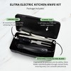 Elitra Home Professional Grade Electric Knife Set, Carving Knife Kit with Stainless Steel Serrated Blades, Carving Fork & Storage Case - 4 of 4