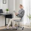 ALEXOUN Modern Cute Rolling Swivel Task and Office Chair with Wheels,Comfortable Back Seat Armless for Home,Bedrooms,Office,Study,Make-up - 4 of 4