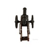 Old Modern Handicrafts Louis XIV Cannon Model – Handmade Iron Miniature with Antique Finish, 11” Display Decor - 3 of 4
