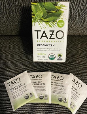 Tazo Organic Peachy Green Tea - 20ct : Target