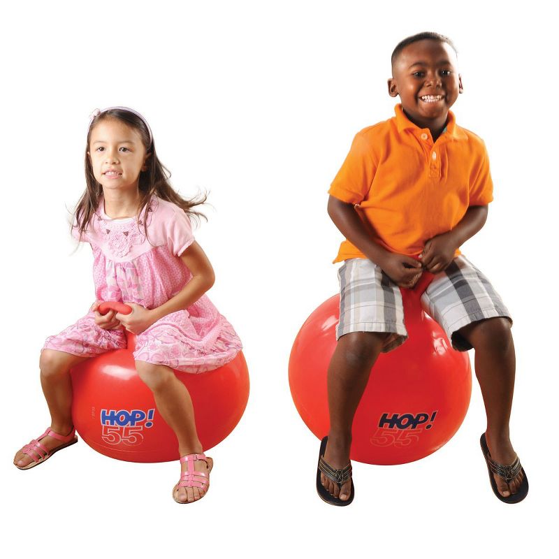 Gymnic Hop 55 Ball Red 22" diameter, 3 of 5