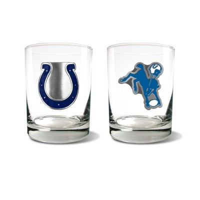 NFL Indianapolis Colts Rocks Glass Set - 2pc