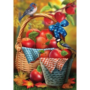 Briarwood Lane Garden Flag 12x18 For Outdoor Harvest Apple Basket Fall For Fall Garden Flag Flags For Outside - 1 of 4