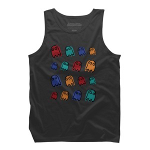 Men's Design By Humans Gummy Ghost Boo Boo Halloween 2019 By wakawiki Tank Top - 1 of 2
