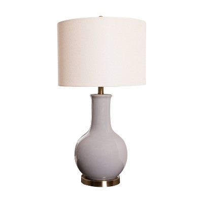 Maybury Ceramic Table Lamp Gray  - Abbyson Living