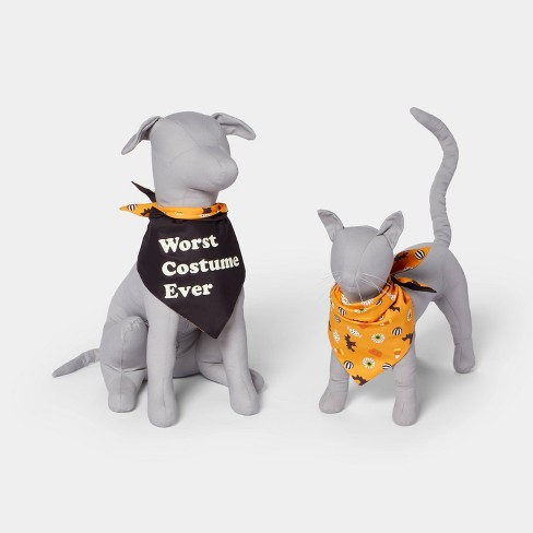 Worst Costume Ever Cat And Dog Halloween Glow In The Dark Bandana