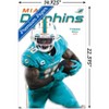 Trends International NFL Miami Dolphins - Tyreek Hill Feature Series 23 Unframed Wall Poster Prints - 3 of 4