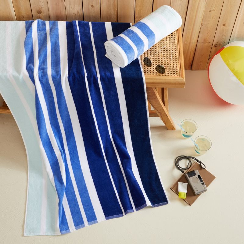 Market & Place 2-Pack Cotton Printed Beach Towel Set, 3 of 7