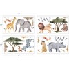 Sweet Jojo Designs Boy or Girl Gender Neutral Unisex Wall Decal Stickers Art Nursery Décor Jungle Animals Multicolor 4pc - 3 of 3